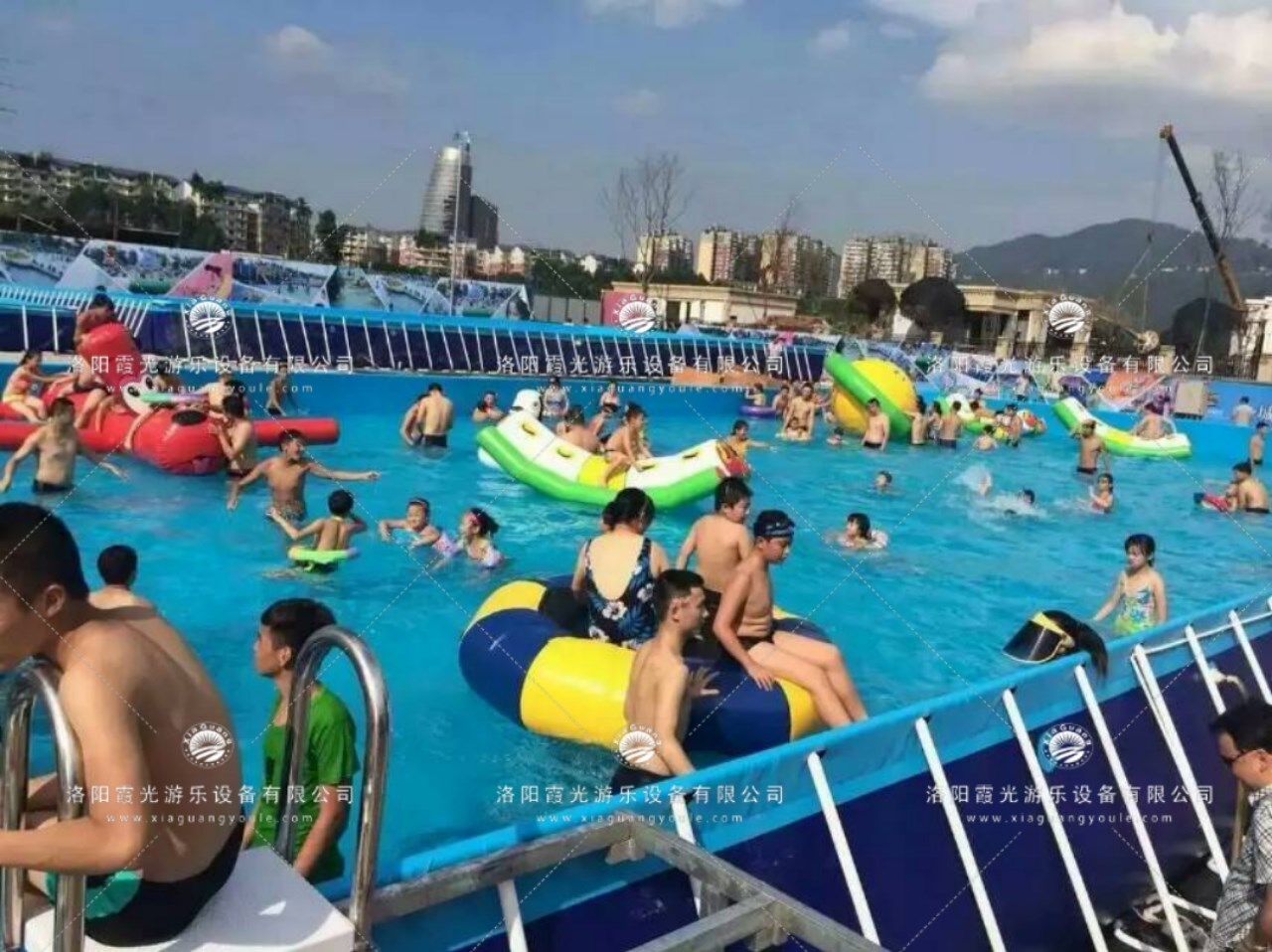 闽侯大型支架游泳池